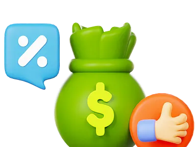 Finance 3D Illustration 3d 3d modeling graphic design icon illustration