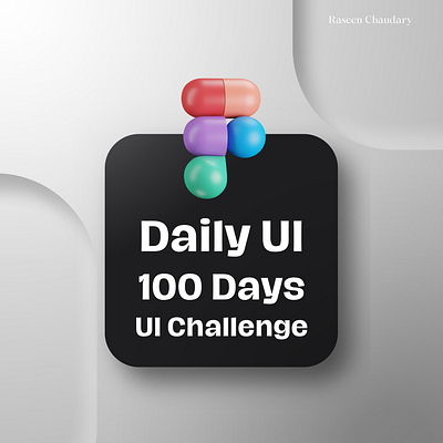 100 days UI Challenge - Raseen Chaudary 100 days ui challenge figma graphic design landing page ui user interface design ux