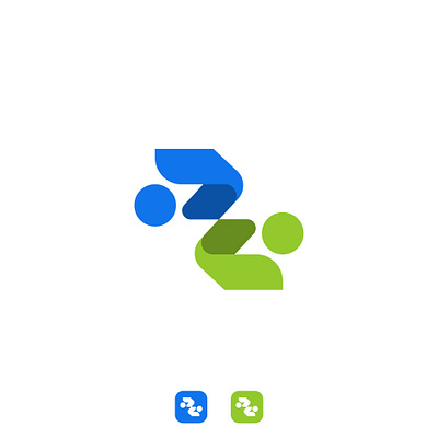 Letter Z Community Logo Design branding community design fun graphic graphic design logo logo design minimalist modern vector