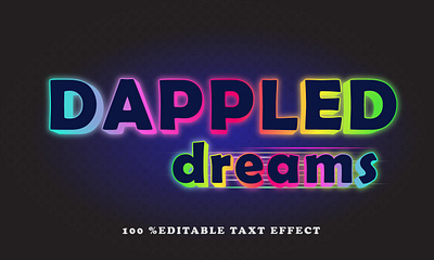 Editable Neon Text Effect advertisement custom logo custom text editable text neon text effect typography style