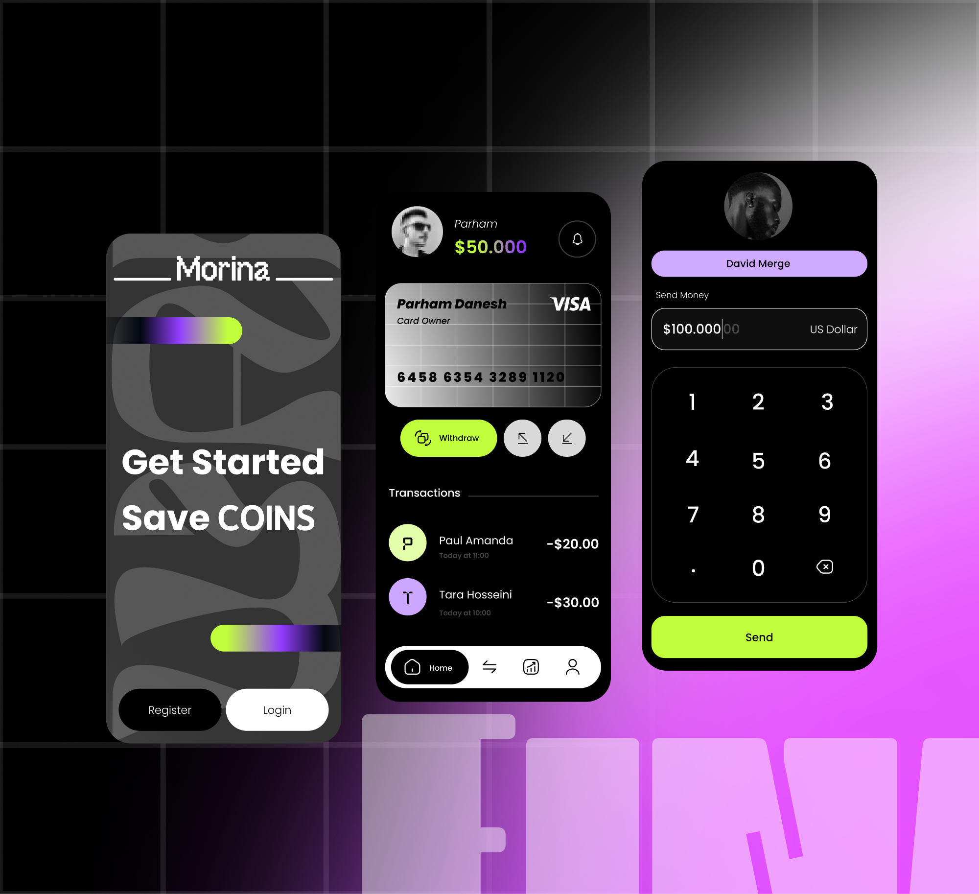 Finance App 💷 app banking app crypto design finance financial app product design ui ux wallet