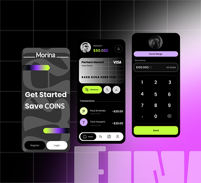 Finance App 💷 app banking app crypto design finance financial app product design ui ux wallet