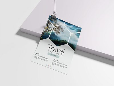 Travel Flyer Promo Template business flyer flyer design graphic design tavel flyer travel flyer design travel flyer promo template