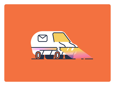 Future Mail design graphic design icon illustration line logo minimal retro simple ui