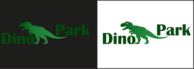 Dinosaur Amusement Park branding dailylogochallenge graphic design logo