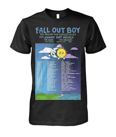 Fall Out Boy Tour 2024 Shirt fall out boy fall out boy tour 2024 shirt merch music tour 2024 shirt shirts t shirt