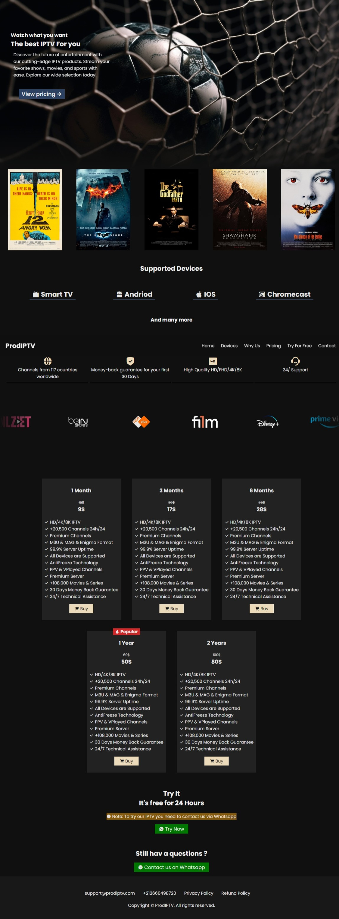 IPTV Website design design iptv iptv website design website
