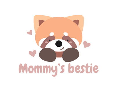 Baby clothes design - Red Panda baby animals baby clothes baby design baby red panda cartoon animal children illustration cute animal cute clothing design cute panda kids illustration onesie red panda smiling panda sweet illustration sweet panda