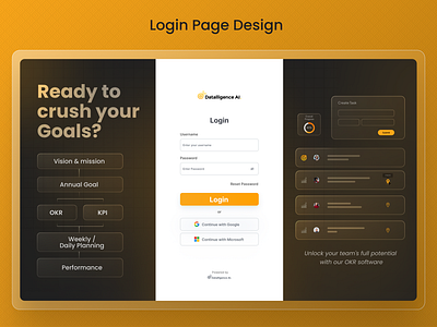 Datalligence - Performance Management Platform | Landing Page productdesign ui ux