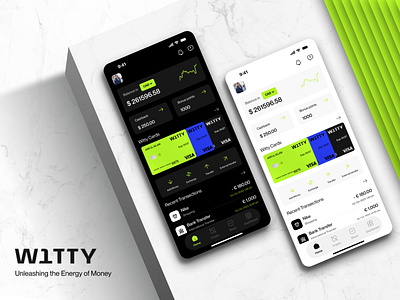 W1tty App, Improved UX & Redesigned Interface app asset cards crypto currency dashboard stock ui ux web3