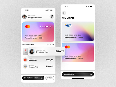 A Simple Digital Wallet App - Mazeh branding design digital finance graphic design mob mobile ui ux wallet