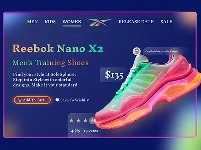 SoleSphere Website Hero Section figma footwear footwearfinesse hero section nike shoe shoe design shoes sneakers uiux user interface
