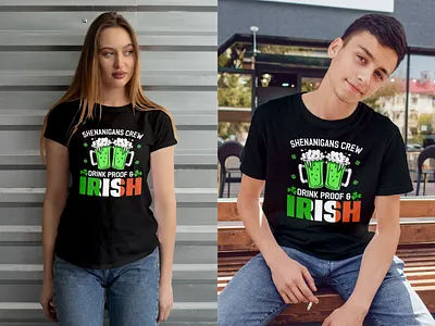 St. Patrick's Day t-shirt design. branding bundle t shirt design custom design design graphic design illustration luck t shirt merch by amazon patrick day shirt pod design print st patricks day t shirt t shirt art t shirt design tendy t shirt tshirt typography vector art vintage