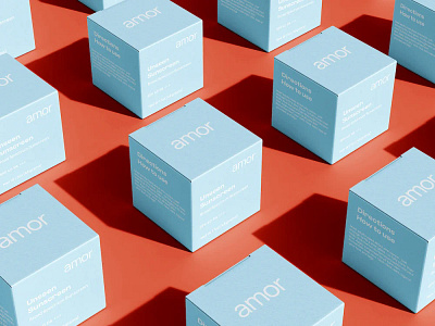 Amor Cardstock Box Packaging Design 3d branding design graphic design logo packaging