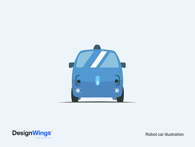 Roboto car illustration 3d animation branding graphic design illustration logo motion graphics ui