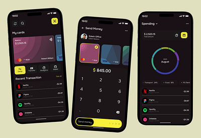 Banking App Design Concept ui