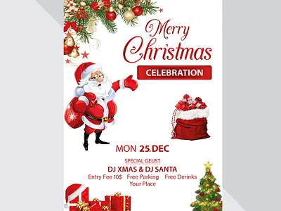 Cheistmas Flyer, Poster, Banner banner celebration christmas flyer design event flyer flyer graphic design holiday flyer holidayevent leftlet merry christmas minimal modern flyer poster print design template typography vector