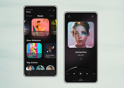 Music-SDF app design music musicapp online product design ui userinterfacedesign ux