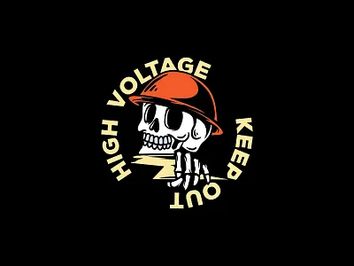 Construction Cartoon Skull illustration artwork design graphic design illustration logo skull vector
