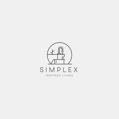 Simplex branding ceramic logo clean logo design graphic desgn graphic design illustration logo luxury logo minimal logo sink logo vector