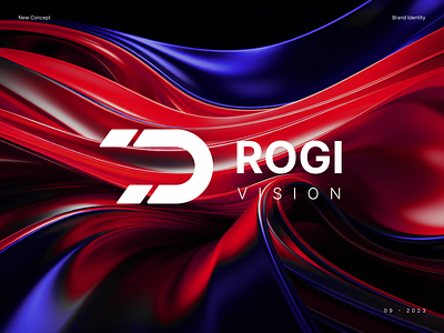 ROGI VISION Brand Concept brand branding design graphic design logo logo design racing ui ui design uiux vector visual visual design walpaper