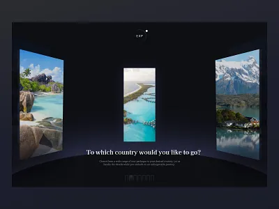 EXP - Travel Agency website city tours destinations experience luxury travel online travel booking travel travel agency travel inspiration travelling ui ui design website
