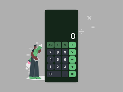Calculation app ui