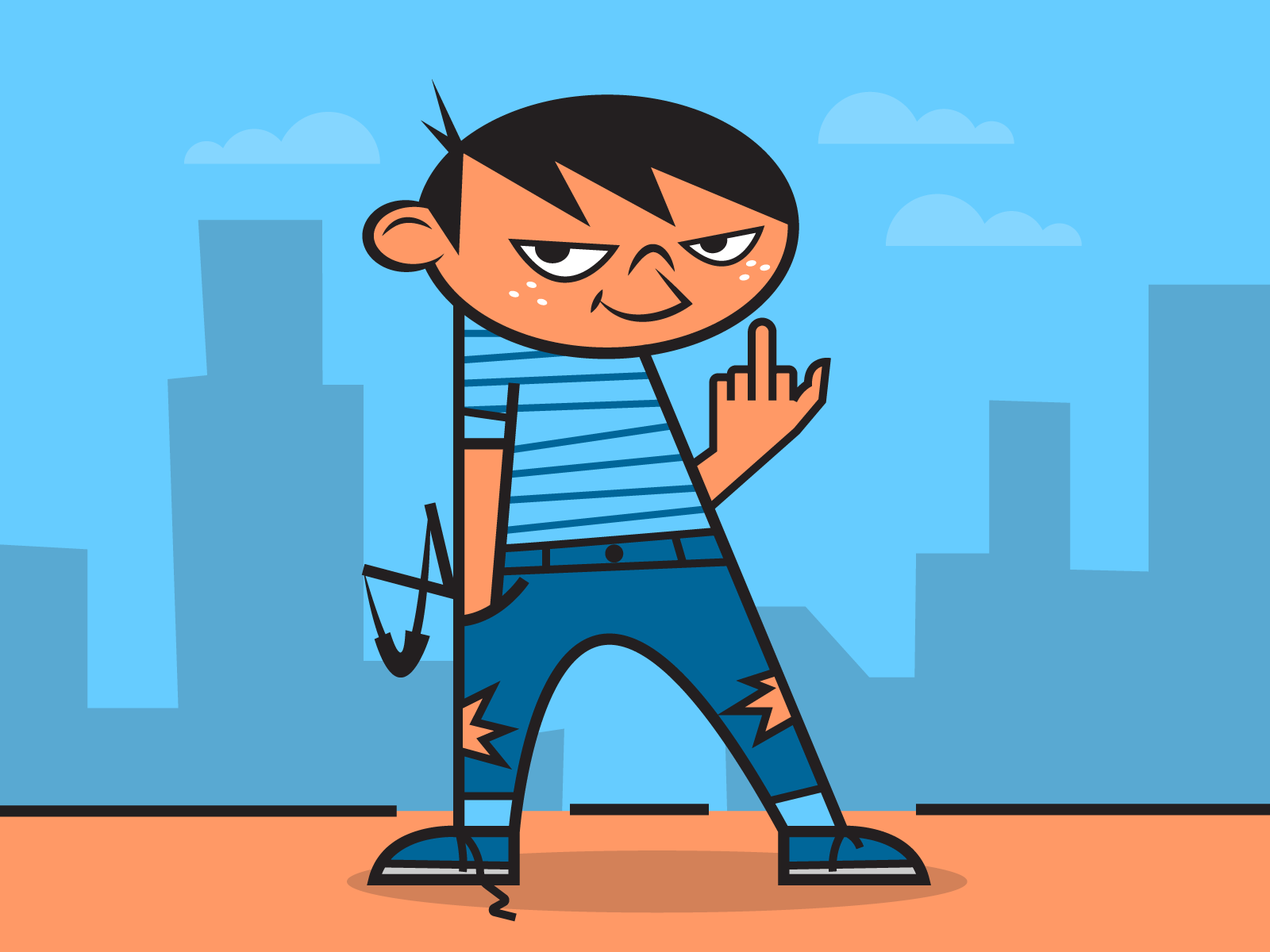 punk-kid-by-rick-hines-on-dribbble