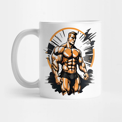 Build your self. Mug animation brand branding cup design event poster fitness graphic design gym health identity illustration layout design logo lover mug oo4 graphics poster design print ui