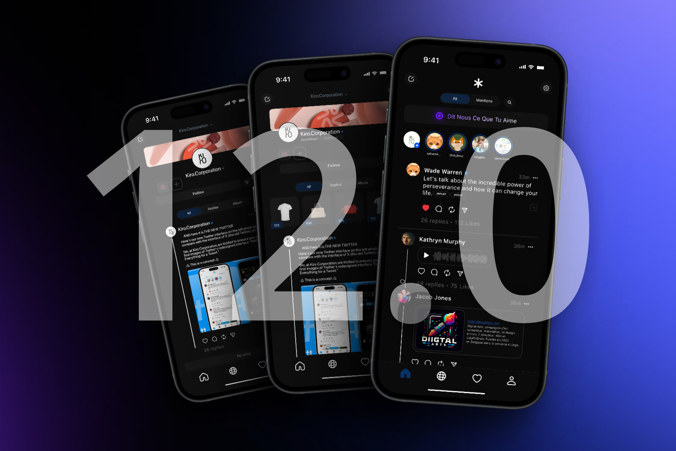 Wall 12.0 2023 2024 affinity application design facebook instagram ios logo media mobile news social network sociale the news threads twitter ui update wall