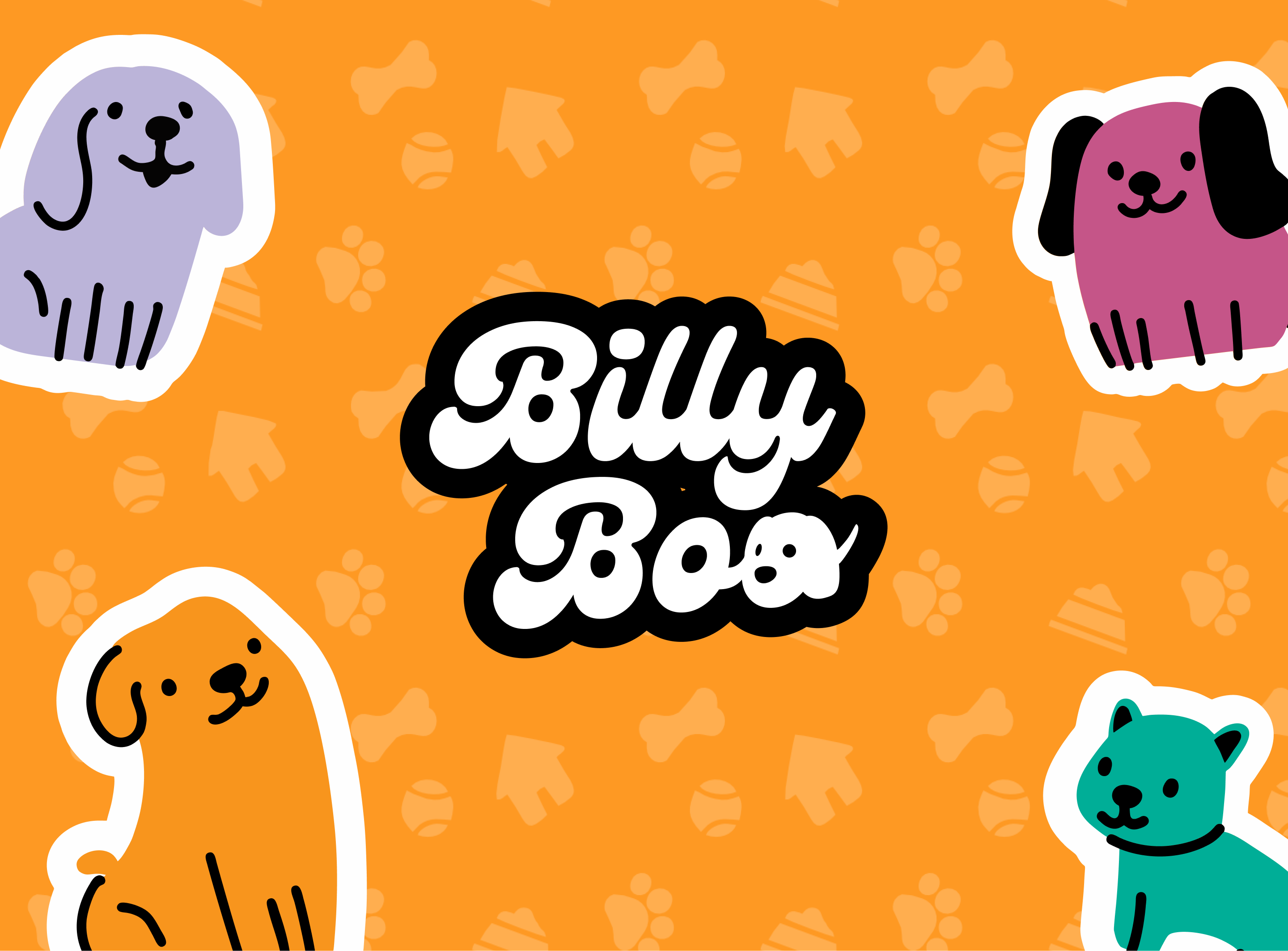 Billy Boo - Brand & Packaging billyboo brand branding cute cutedog dogs food foodpackaging logo packaging pet petfood petfoodbrand petfoodpackaging silly