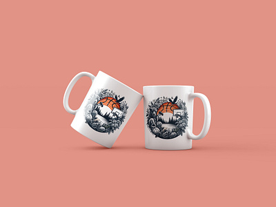 BASKETBALL IMAGE MUG DESIGN PRINTED ai art best cup edit graphic happy image modern mug printed vector