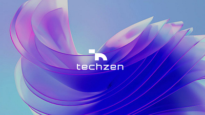 Techzen branding sci fi logo tech logo technical logo vector