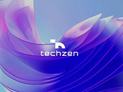 Techzen branding sci fi logo tech logo technical logo vector