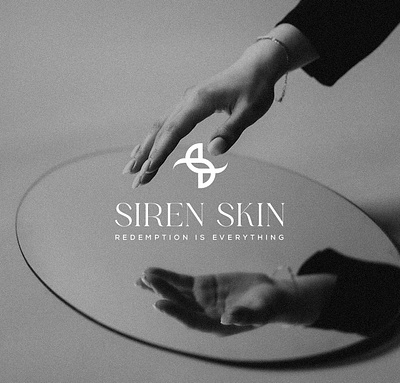 Siren Skin beauty logo beauty product logo skin care logo vector