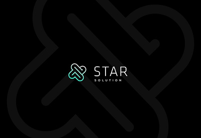 Star solution branding design graphic desgn graphic design illustration logo minimal logo s logo sci fi logo star logo tech logo technical logo typography vector