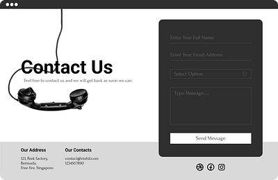 Contact us page contact t dailyui figma graphic design page ui