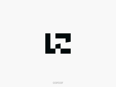 L2 Logo 2l branding construction gamer gaming gaming industry geometric geometry graphic design l2 l2 logo logo minimalistic square