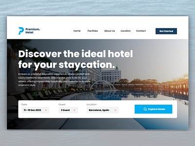 Hotel website bookin booking branding graphic design hotel hotel website logo motion graphics ui website