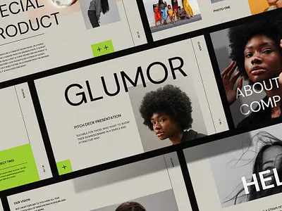 Glumor - Powerpoint Template branding graphic design logo powerpoint powerpoint template presentation presentation template template ui