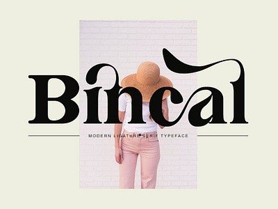 Bincal Ligature Serif Typeface animation branding calligraphy classic fashion font fonts graphic design letters ligatures logo luxury modern motion graphics serif symbol trendy type typography ui
