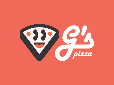 G’s pizza (2022) 99designs character fun icon illustration logo pizza retro slice