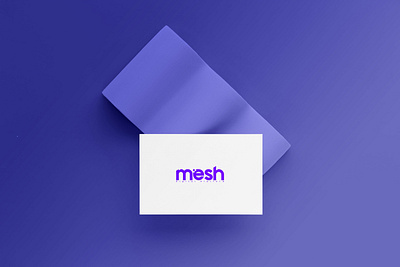 Mesh Logo and Website design blue branding graphic design ui