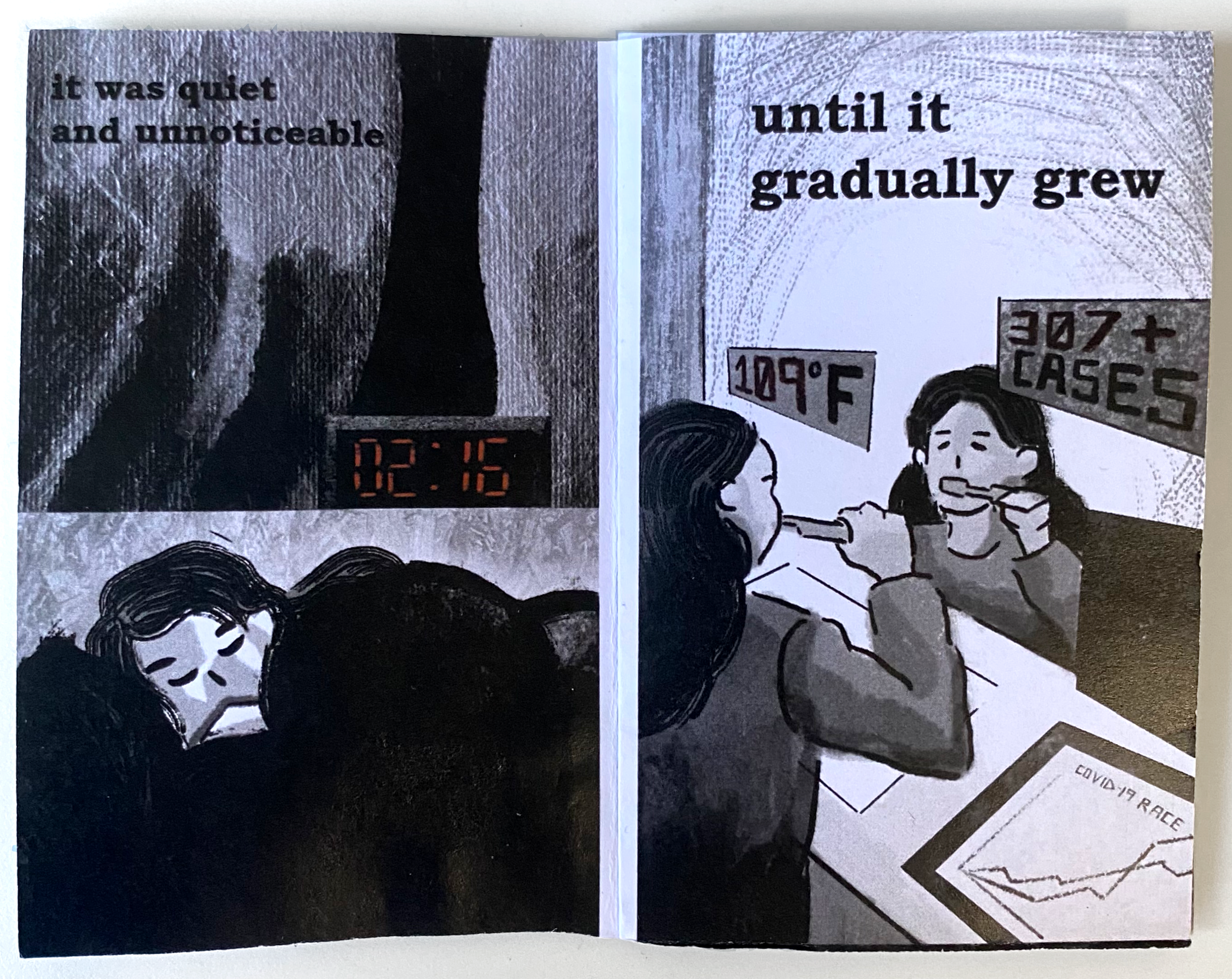 Growing Numbers comic growing illustration number pandemic sketch storytelling zine