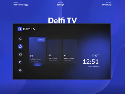 Delfi TV - news streaming app for Samsung TV's amazon tv android tv apple tv hulu netflix news channel roku samsung samsung app streaming app tizen tizen app tv app