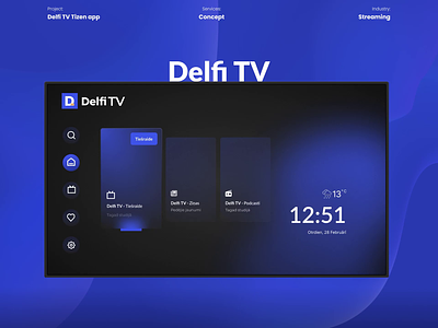 Delfi TV - news streaming app for Samsung TV's amazon tv android tv apple tv hulu netflix news channel roku samsung samsung app streaming app tizen tizen app tv app