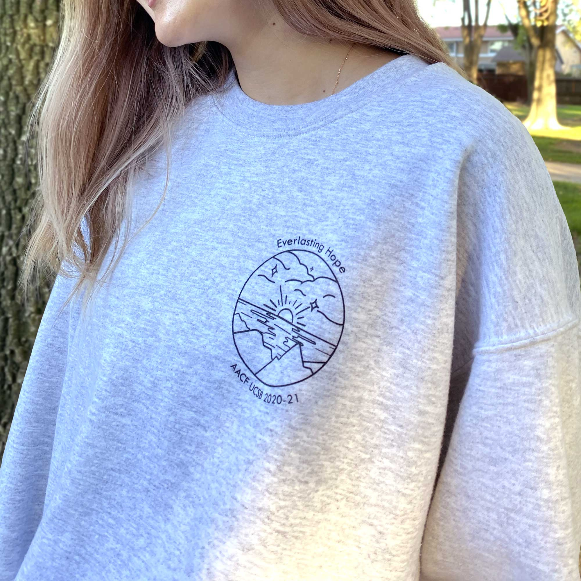Sweatshirt Design christian graphic design logo ocean sweatshirt design