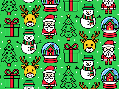 Merry Christmas! <3 adobeillustrator art artwork christmas design dribbble illustration pattern vector