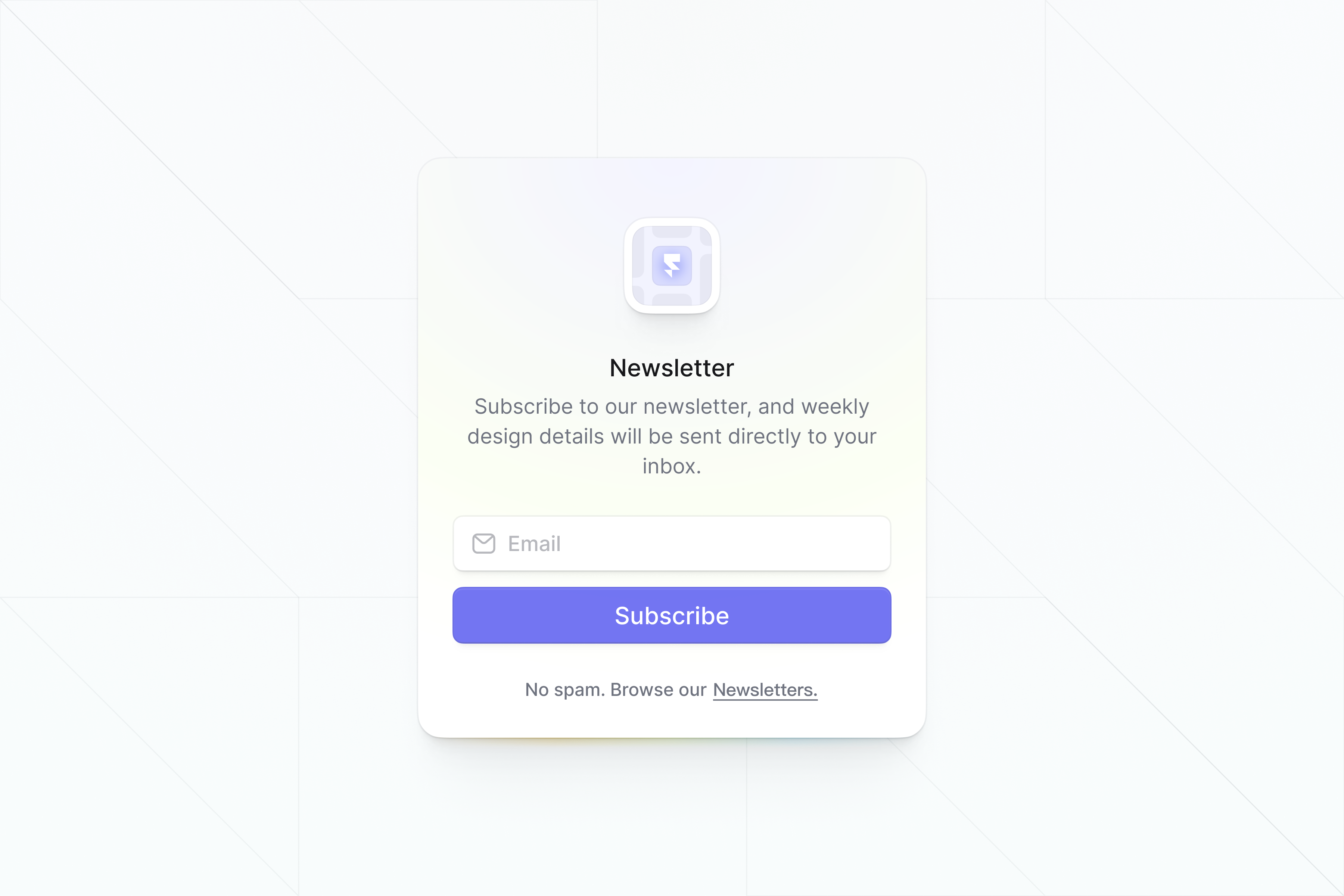 Newsletter figma newsletter ui ui kit