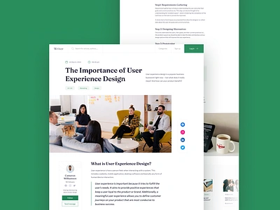 Daily UI : 035 Blog Post ✍📰 blog blogdesign blogpost dailyui dailyuichallenge designinspiration minimalist post ui uichallenge userinterface webdesign